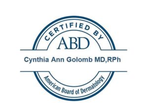 dr cynthia golomb md certified by american board of dermatology 